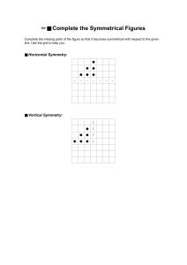 Complete Symmetrical Figures Worksheet: Horizontal & Vertical Symmetry