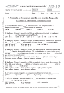Exame de Eletr&ocirc;nica M3-10 - CTA Eletr&ocirc;nica