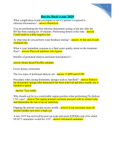 Davita Final Exam 2025: Dialysis Patient Care & Water Quality Q&A