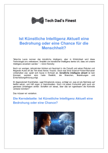 Ist Künstliche Intelligenz Aktuell eine Bedrohung oder eine Chance für die Menschheit