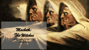 Macbeth: The Witches - Context, Powers & Significance in Shakespeare