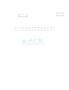 ACE Engineering College B.Tech II Sem Exam Paper - Physics 2023