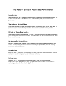 Sleep & Academic Success: Improve Focus, Memory, & Grades
