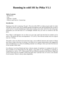 Cold Weather Running Guide: Gear, Nutrition & Safety Tips