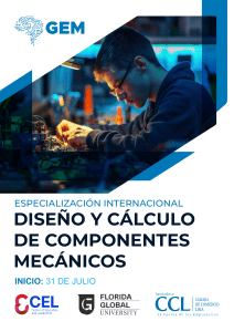 Especializaci&oacute;n Internacional en Dise&ntilde;o y C&aacute;lculo de Componentes Mec&aacute;nicos