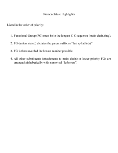 Chemistry Nomenclature Rules: Functional Group Priority & Naming
