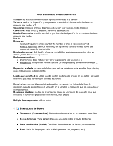Notas de Examen Final de Econometr&iacute;a