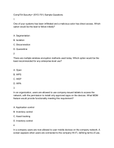 CompTIA Security+ (SY0-701) Sample Questions - Cybersecurity Exam Prep