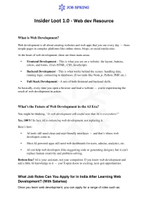 Web Development Guide: AI Era Jobs, Salaries & Learning Resources