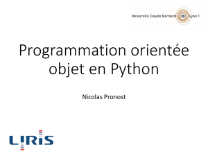 04-Programmation orientée objet