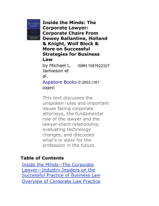 Corporate Lawyer Strategies: Business Law Insights from Industry Leaders