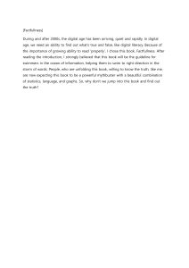 Factfulness: Navigating the Digital Age with Critical Thinking