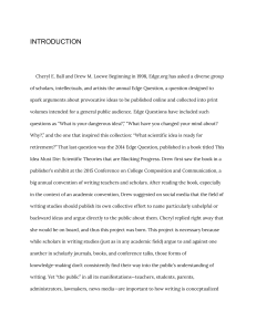 Introduction to Bad Ideas About Writing: Challenging Myths in Writing Studies