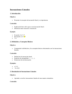 inecuaciones lineales