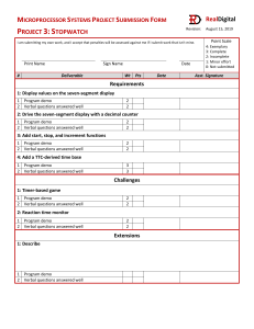 Microprocessor Systems Project 3: Stopwatch Submission Form