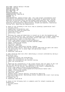 CompTIA PenTest+ PT0-002 Practice Quiz: Penetration Testing Exam