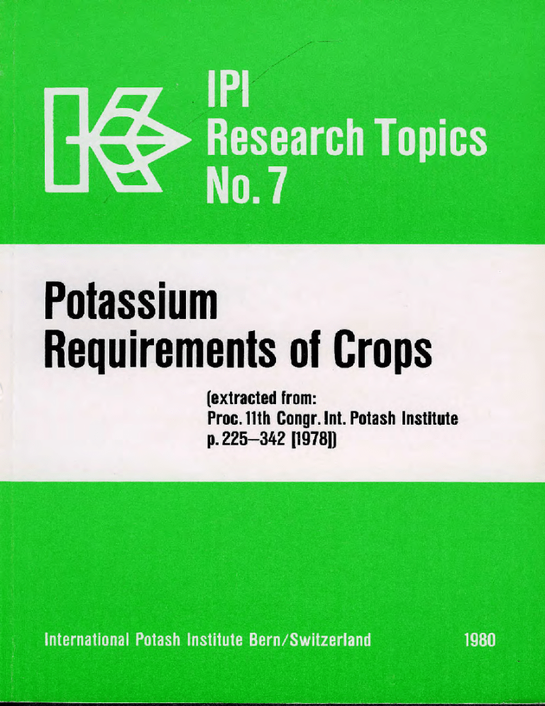 A closer look at Tortoise Potassium Requirements