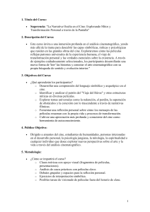 La Narrativa Oculta del Cine