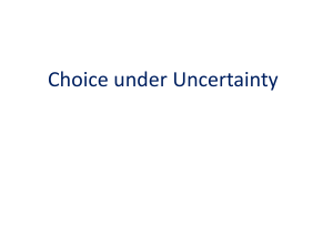 Choice Under Uncertainty: Expected Utility & Risk in Microeconomics