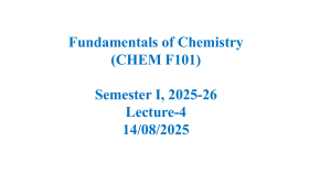 Fundamentals of Chemistry: Simple Harmonic Oscillator & IR Spectroscopy
