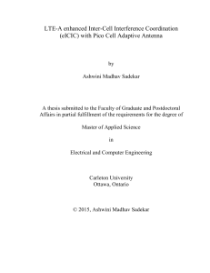 LTE-A eICIC with Pico Cell Adaptive Antenna for Interference Reduction