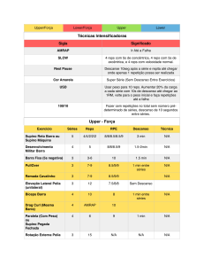 Plano de Treino de For&ccedil;a: T&eacute;cnicas & Exerc&iacute;cios
