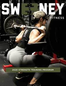 Sweeney Fitness: 12-Week Strength Training Program Guide (2020)