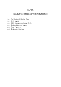 Full Custom MOS Circuit & Layout Design: Microelectronics Guide