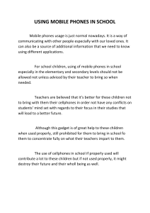 Mobile Phone Use in School: Impact on Student Focus and Future