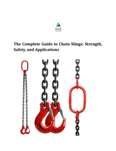 Complete Guide to Chain Slings: Strength, Safety & Applications