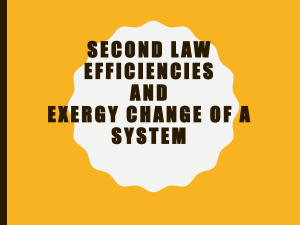 Second Law Efficiencies & Exergy Change of Systems | Thermodynamics