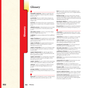 Physics Glossary: Key Terms and Definitions (A-H)