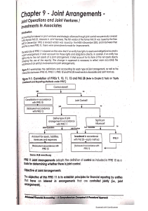 Joint Arrangements: Operations, Ventures & Investments in Financial Accounting