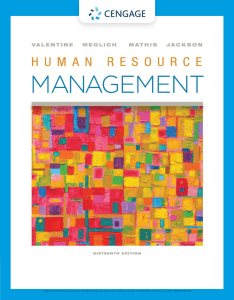Human Resource Management Textbook: Strategy, Talent, Compensation