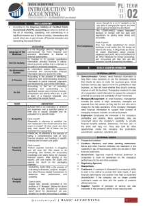 Introduction to Accounting: Basic Concepts & Business Forms