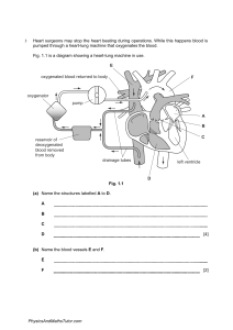 Human Heart & Circulatory System: Heart-Lung Machine & Diseases
