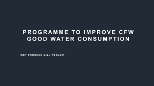 Inditex CFW Water Consumption Improvement: Wet Process Mill Toolkit