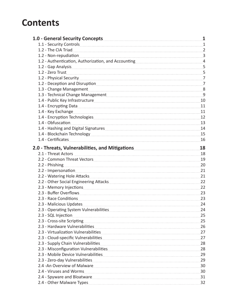 CompTIA Security+ SY0-701 Course Notes | Cybersecurity Study Guide