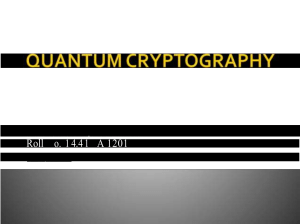 Quantum Cryptography: Principles, Applications & Limitations