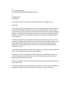 Environmental Science: Water Pollution, Conservation & Solutions