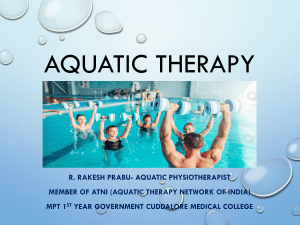 Aquatic Therapy: Principles, Effects, & Techniques in Physiotherapy