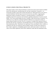 Statistical Analysis of Used Car Prices: Project Conclusion