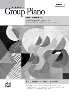 Alfred's Group Piano for Adults Book 2: Method with Audio & MIDI Files