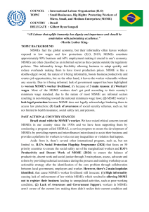 Brazil's Stance on MSME Worker Rights & Protection at ILO