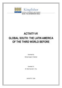Latin America & Philippines: Global South & Third World History