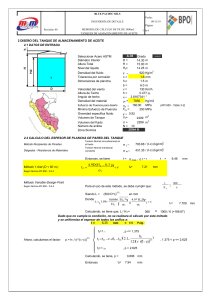 Memoria de Calculo Tk 2400 m3 en material de ASTM A36