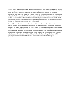 Literary Analysis: Sensory Imagery & Writer's Feelings in Text