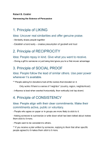 Robert Cialdini's 6 Principles of Persuasion: Influence & Psychology