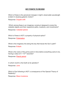 Physics & Astronomy Key Points Review: Concepts & Definitions