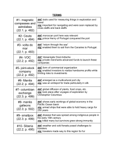Age of Exploration Terms & Concepts: World History Study Guide